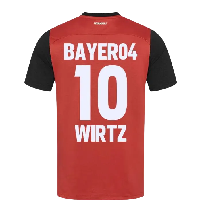 Bayer 04 Wirtz 10 ユニフォーム 2024/2025 2024-25 Bayer Leverkusen Home Shirt Wirtz #10 - 10/10 - (L)