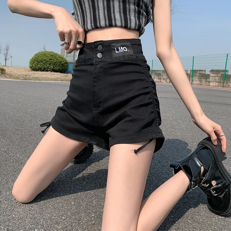 DHgate.com:2024 High-Waisted Slimming Denim Shorts: Stylish Summer Hot Pants :Apparel