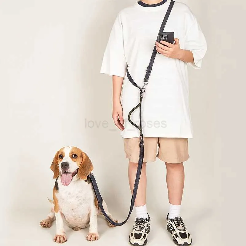 DHgate Hands Free Dog Leash Multi Functional Rope Leash for Small Medium and Large Dogs Training and Walking Home Garden