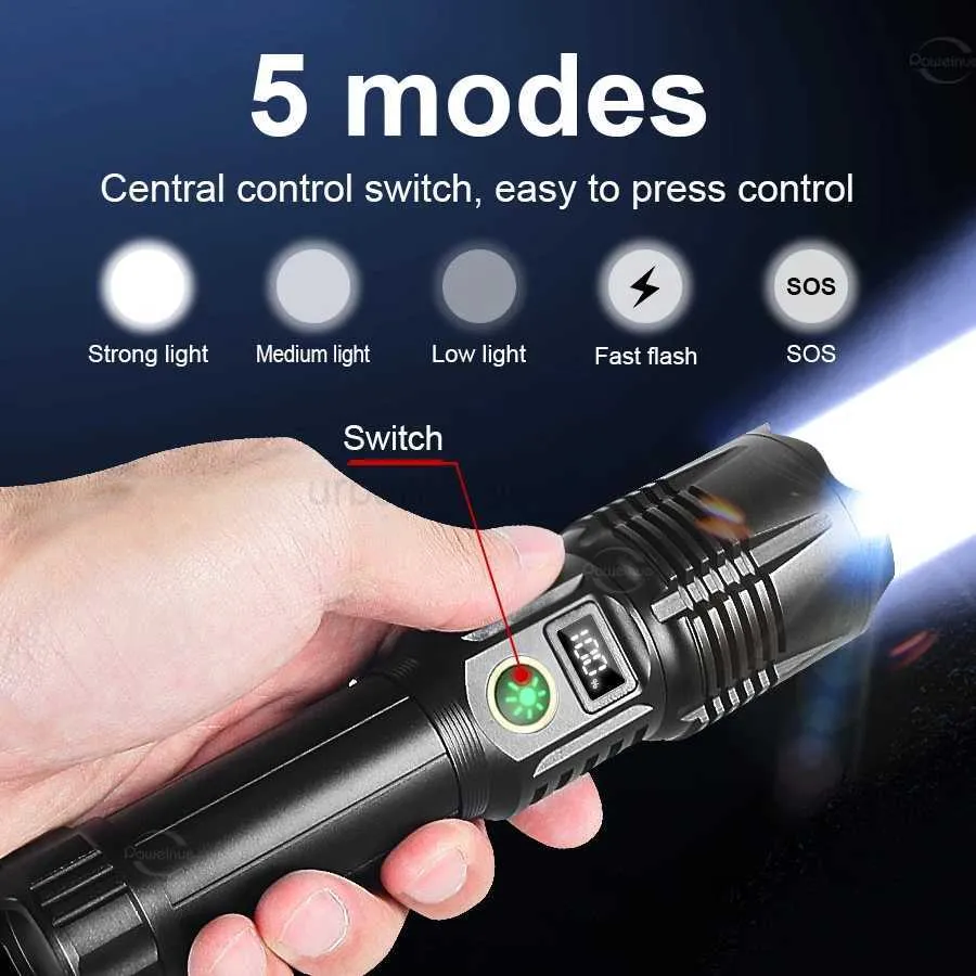Brightest Torch Flashlight: High Power Rechargeable Spotlight With 3000M  Beam, Tactical LED Torchlight Flashlight For Outdoor Adventures From  Urban_sweetheart, $4.98 | DHgate.Com, image size:900x900