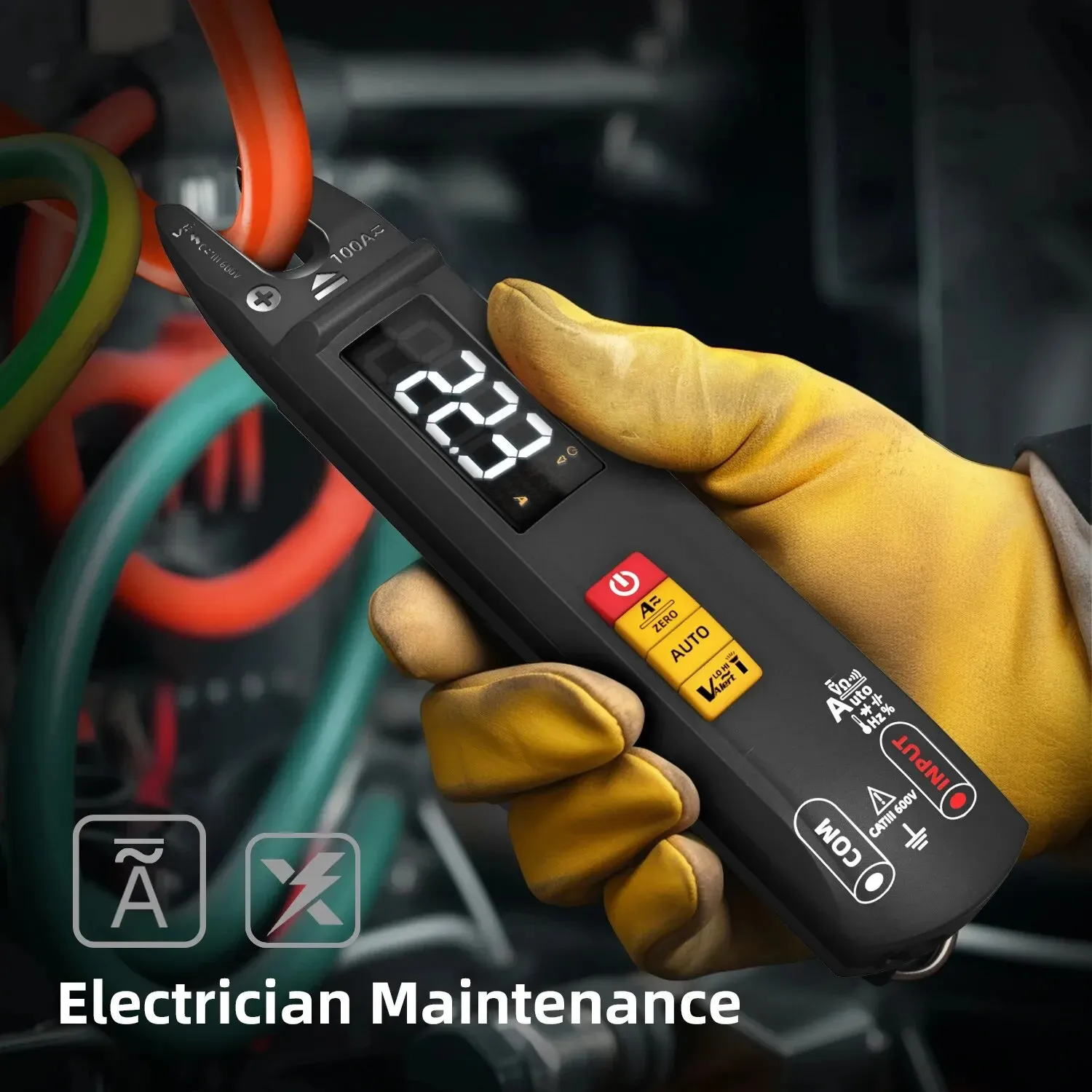 DHgate.com:BSIDE Professional Digital Clamp Meter: 100A AC/DC Ammeter ...