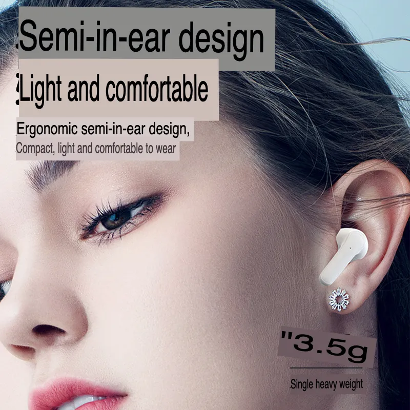 ワイヤレスイヤホン充電式（JS59） JS59TWSワイヤレスBluetooth5.0ヘッドフォンタッチヘッドホン