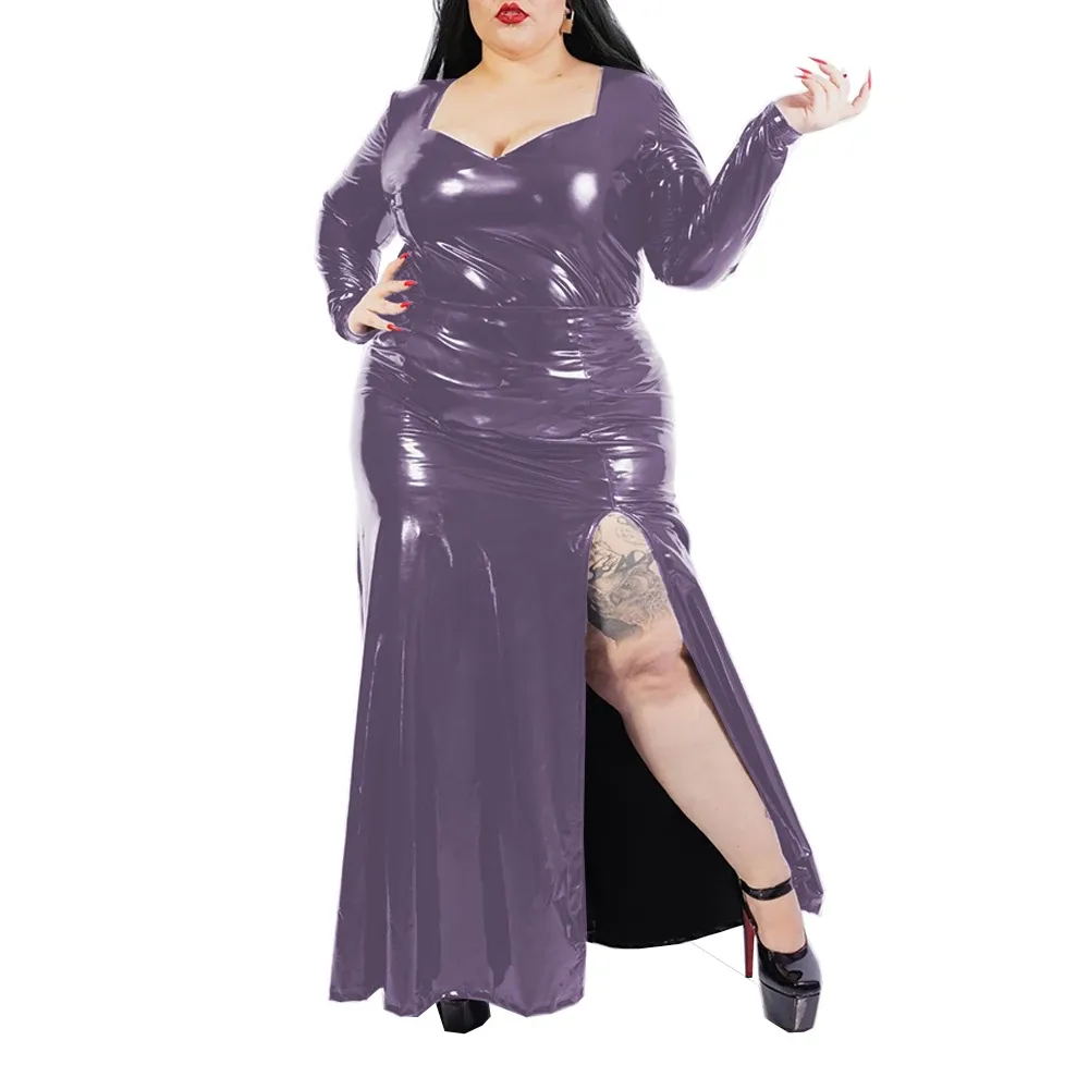 fitted lace wedding dress Show Us Ya Tops PVC Underbust Dress  BlackMilk Clothing