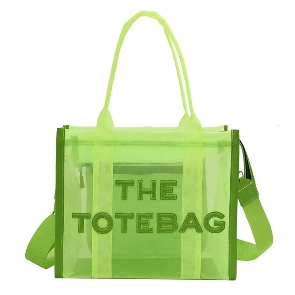 Clear Tote Bag - Transparent Summer Handbag, Womens Evening