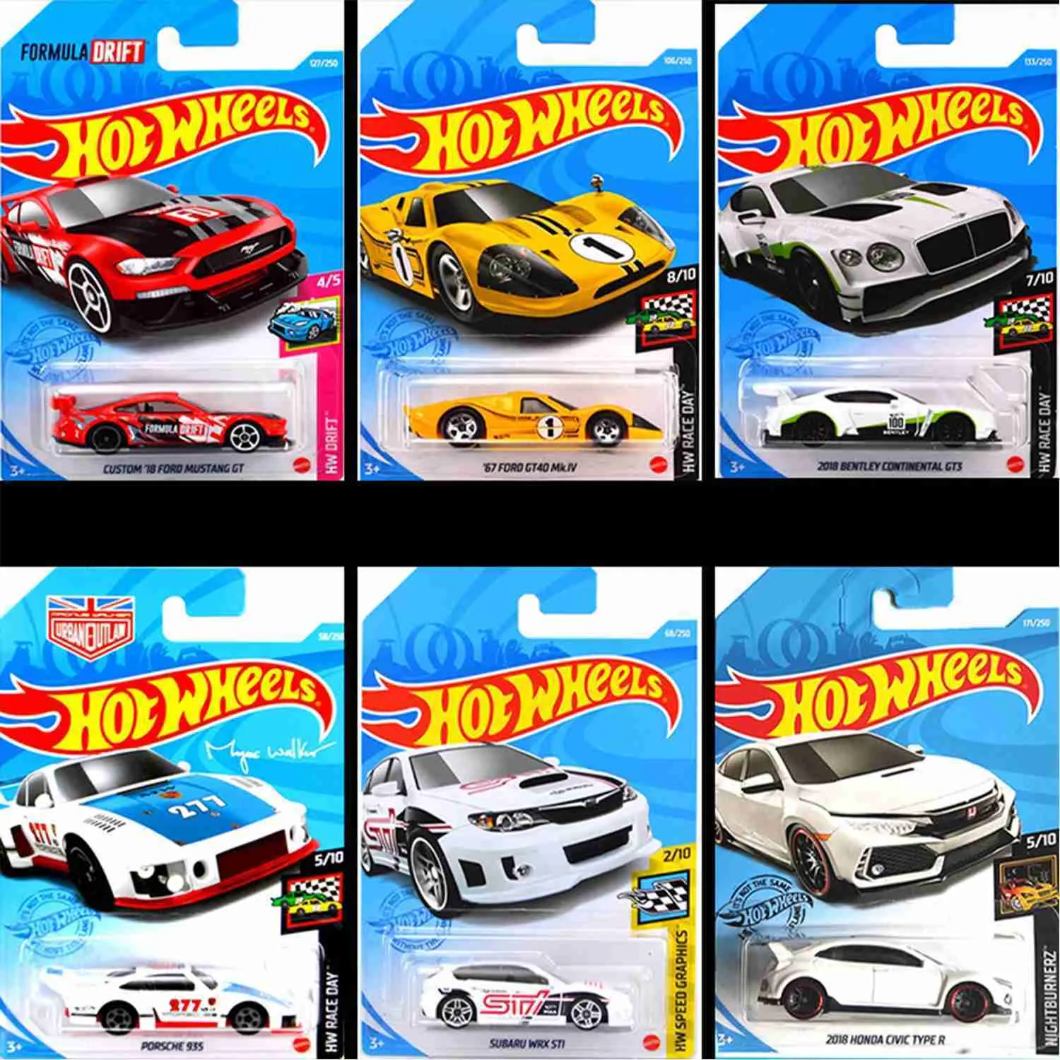 Randamly Hot a wheels Wind and Fire a wheel Toy Car Set Small Sports Car Model for Children Single Quantity