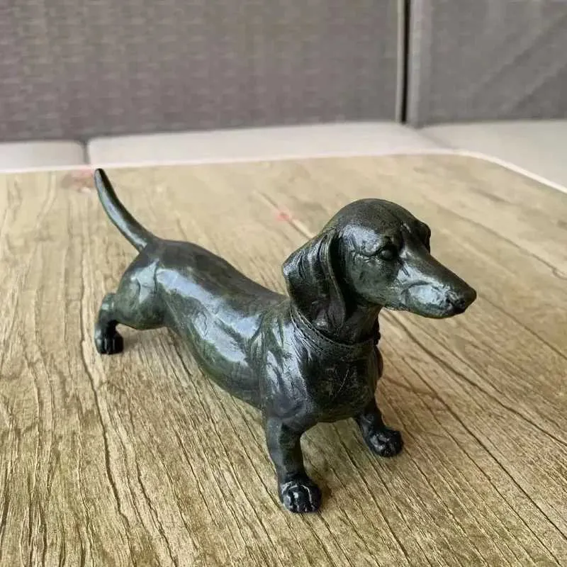 Dachshund Figurine Black Ornament Resin Pet Toy Animal Statue Craft Home Decor Sculpture From Taiho shop 20.66 DHgate.Com