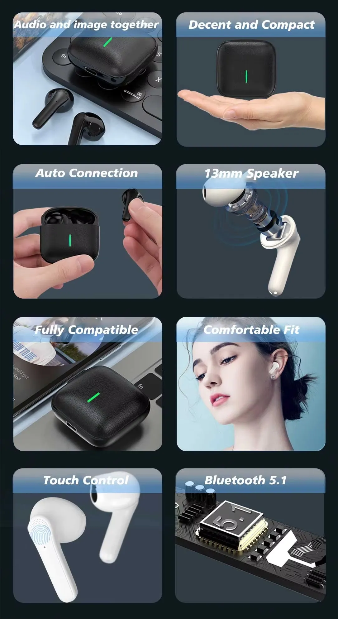 ワイヤレスイヤホン充電式（JS59） マイク付きワイヤレスイヤホン 2024 Bluetooth 5.1スポーツ