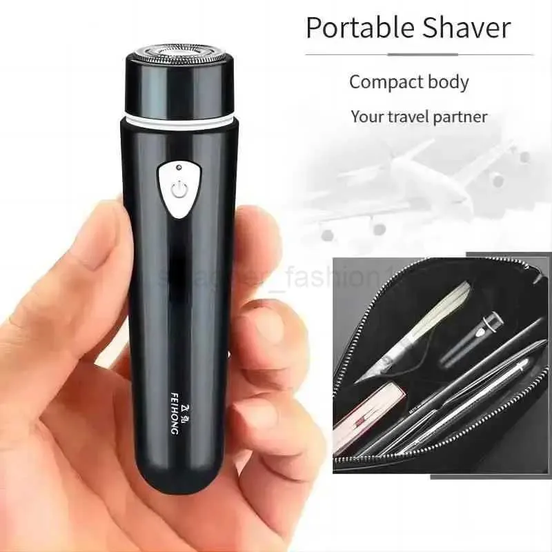 Mini Razor Shaving Mini Electric Shaver: Portable Rechargeable Razor for Travel & Home ...