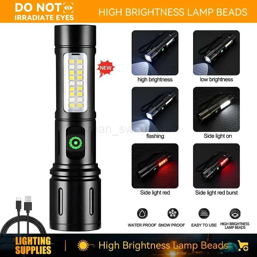 LED+COB Super Bright Flashlight 500 Lumens War Type... From  Urban_sweetheart, $10.12 | DHgate.Com