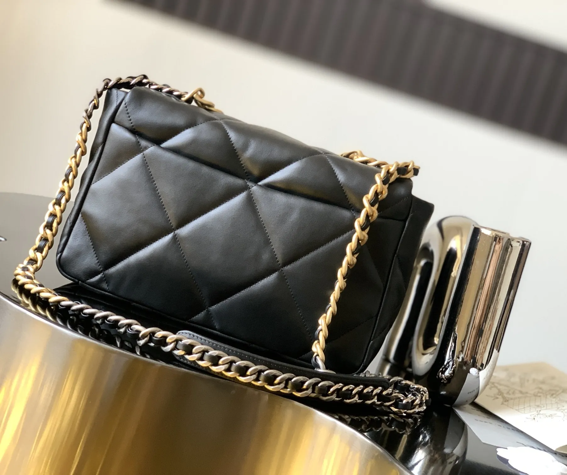 Leather flap purse sale