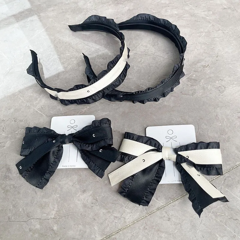 Designer Head Scarf Spring Lace Letter Headband Duckbill  display picture 1