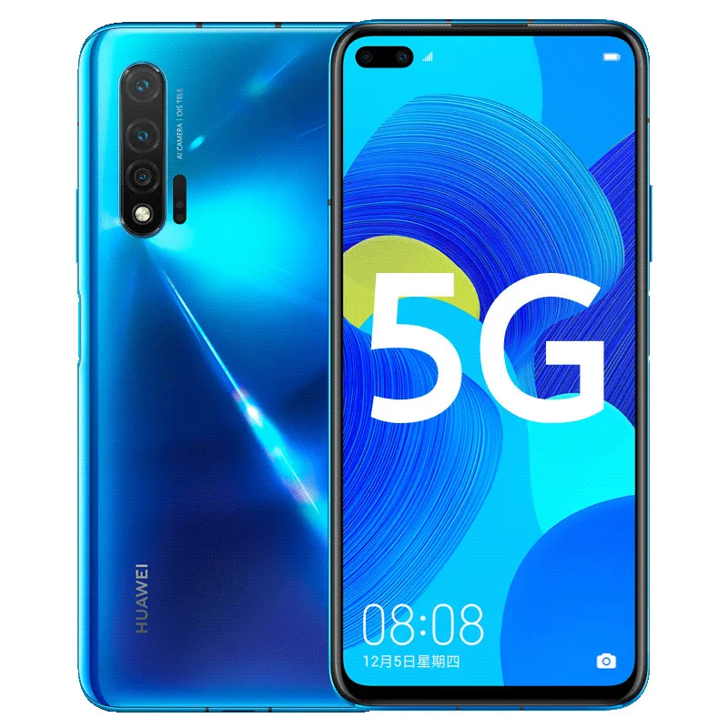 スマートフォン本体 huawei  nova 6 5G 8G/128G  Blue HUAWEI Nova 6 5G 8G/128GB Huawei launches the Nova 6 series, 5G