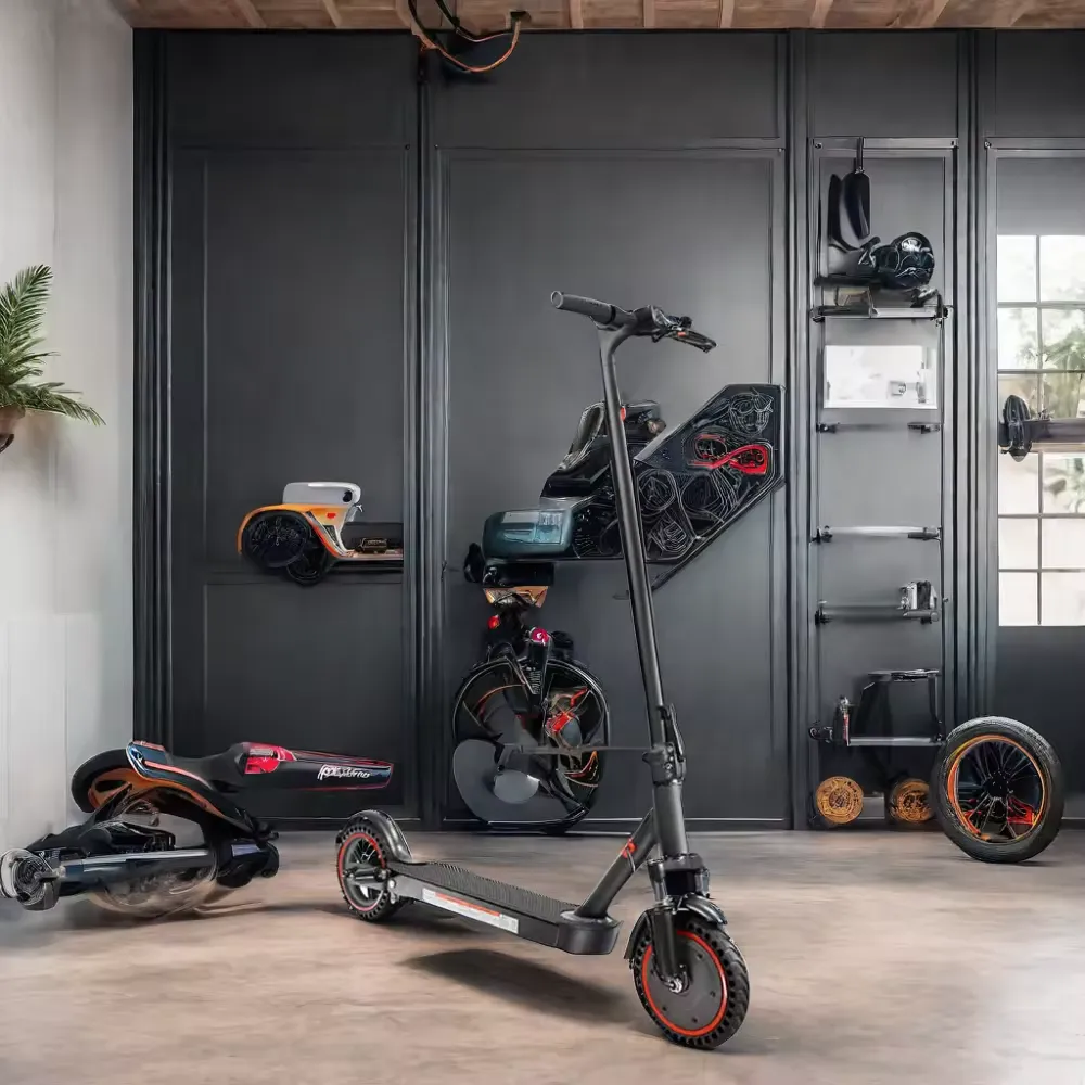 thumbnail image 2 of Megawheels 350W Folding Electric Scooter For Adults – 30KM Range & 10" Tires 2 of 5