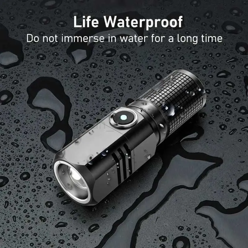 amazon prime xhp50 rechargable flashlights Xhp50.2 Led Flashlight Zoomable Flash Light Torch USB Rechargeable Aluminum Work Lights Adjustable Single Mode ON/Off Lantern (Package A) : Nitecore Bundle EA81 CREE XHP50