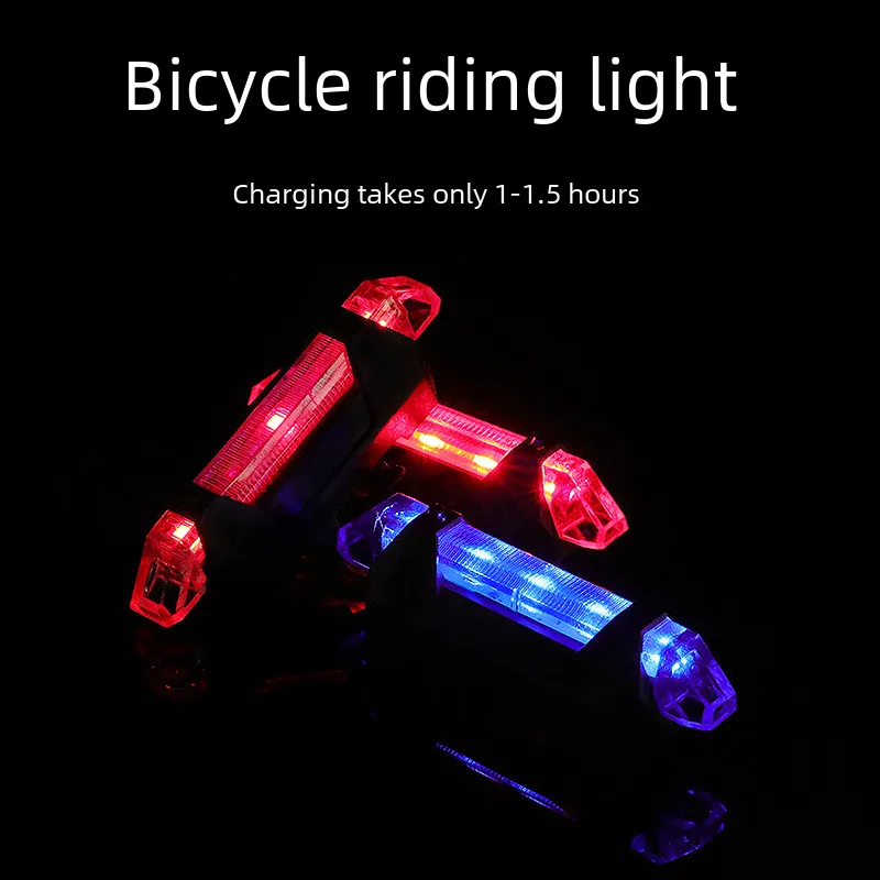 StVZO - Set di luci a LED per bicicletta, ricaricabili tramite USB, impermeabili, per bicicletta, per bambini e adulti