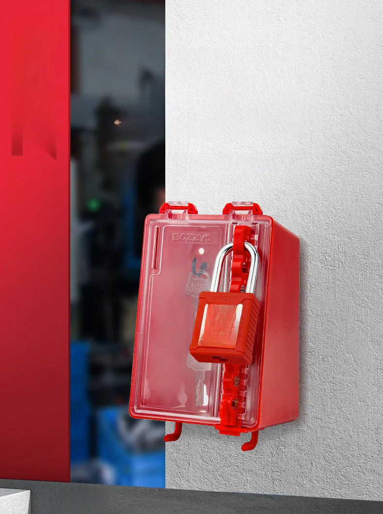 DHgate.com:Transparent Wall-Mount 8-Digit Key Lock Box with