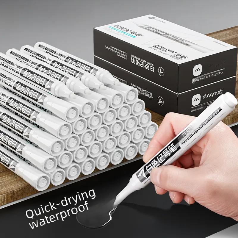 Paint Marker Best White Art Pen White Permanent Marker Pens Set