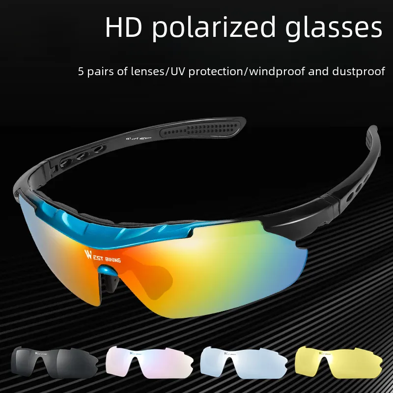 Mountain Bike Eyewear Polarized Cycling Sunglasses For Men  display picture 2