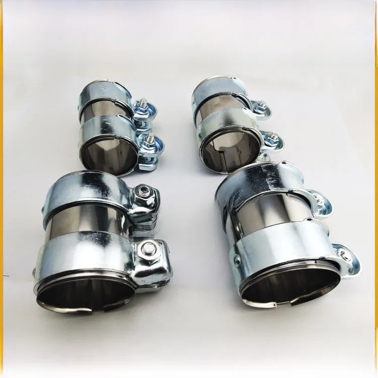 Turborevs 70mm (2.75") Heavy Duty Stainless Steel Exhaust Sleeve Connector Pipe & Clamp