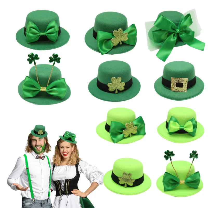 Ireland Flag Shamrock Green Top Hat St Patricks... From  display picture 1