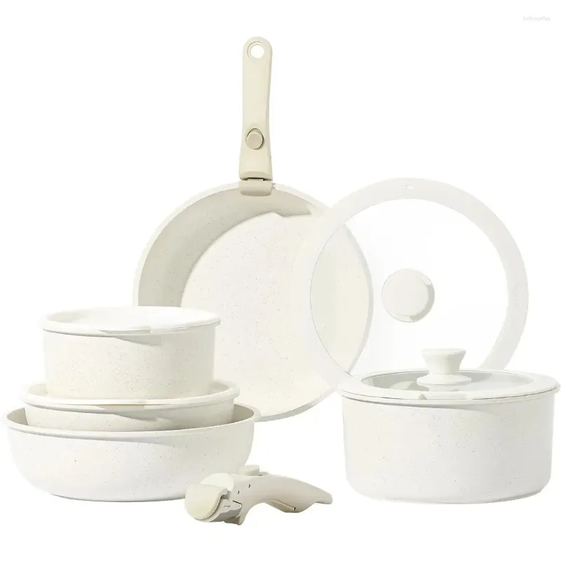 Invitations Cookware DHgate.com:11-Piece Nonstick Cookware Set: Detachable Handle, Induction ...