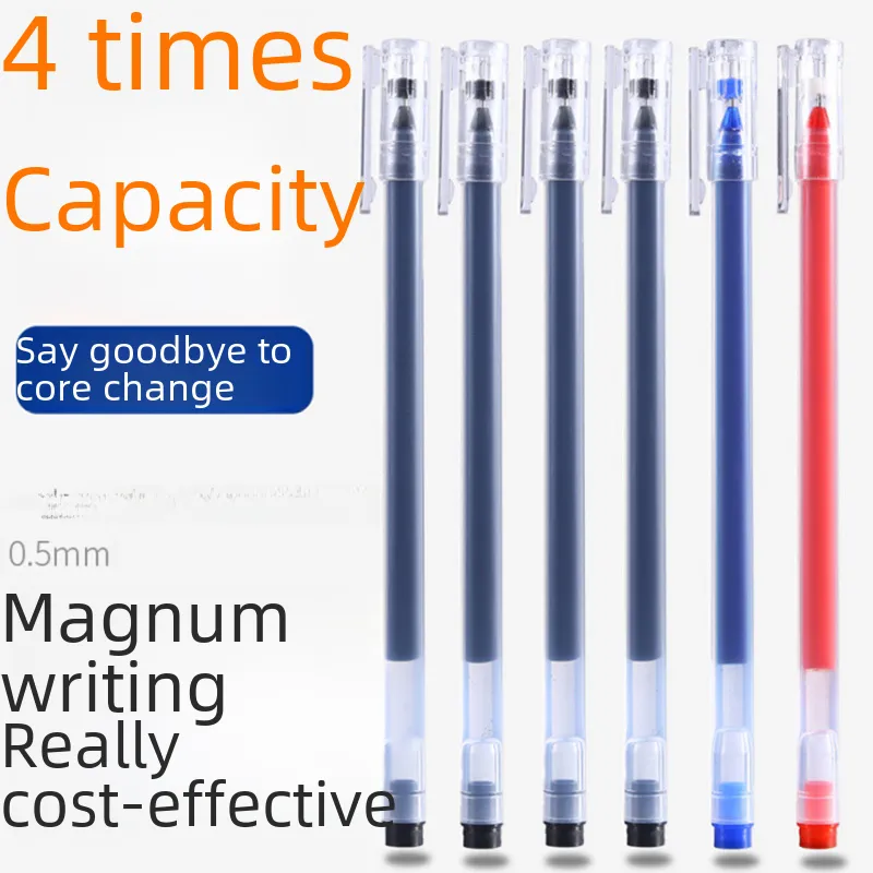 Large Capacity Gel Pens: Smooth Writing, Quick-Drying Perfect