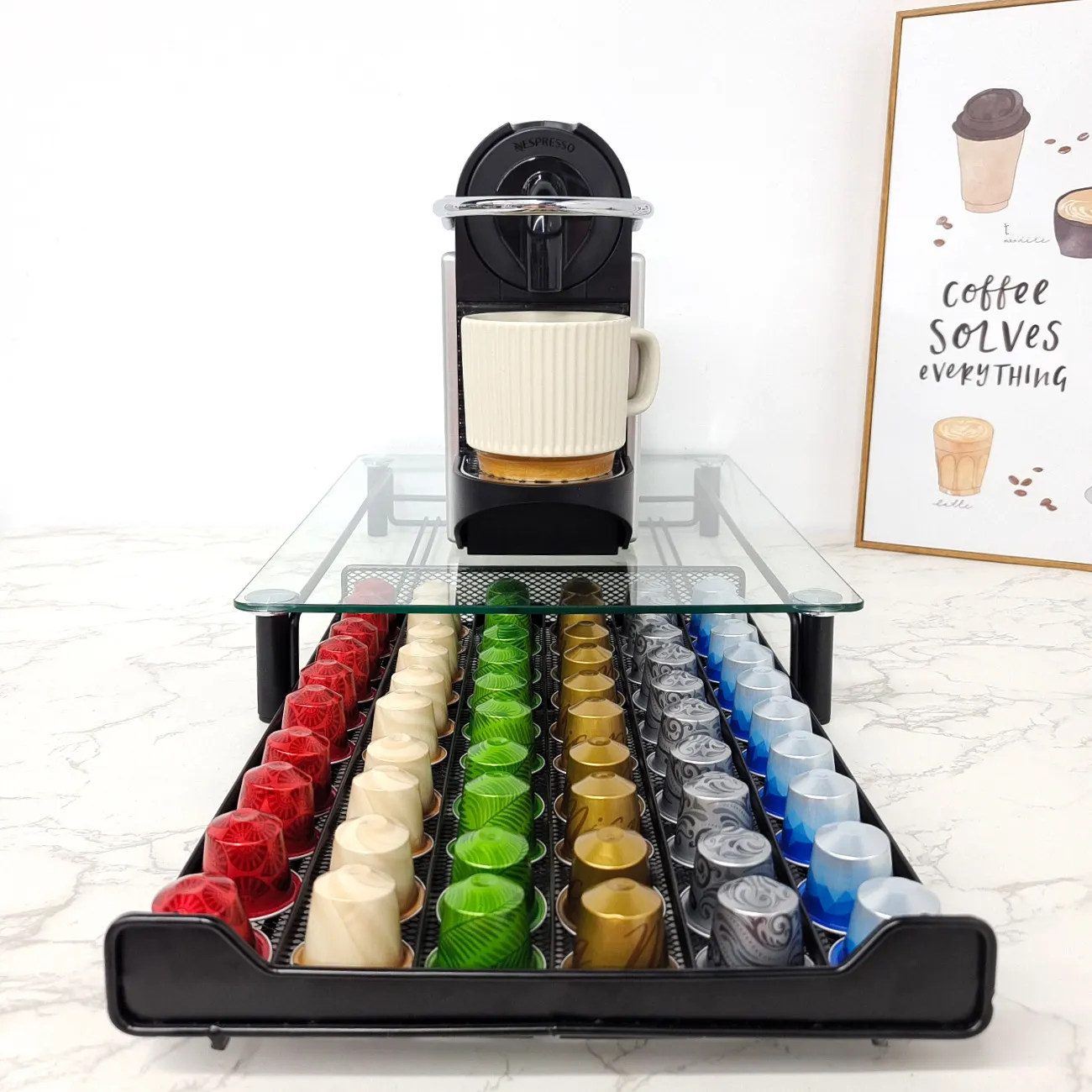 Nespresso coffee pod storage hot sale