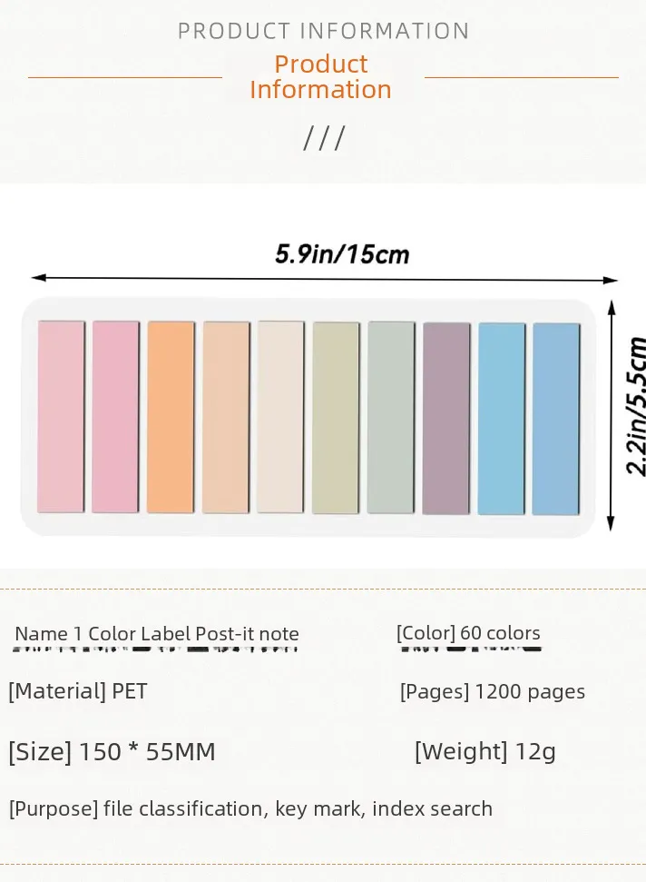 Morandi Color Index Stickers: 80 Vintage Style Self-Adhesive Labels ...
