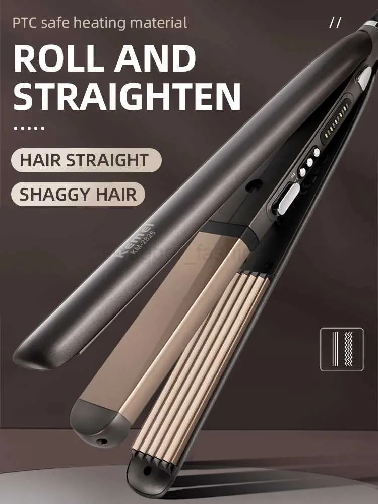Save Big on Bulk Hair Straightener Kemei KEMEI In Electric Hair  Straightener Curler Splint Flat Iron Negative Ion Straight Curling Iron  Plates
