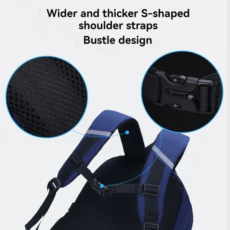 Elementary School Students Schoolbag Boys 1 3 Grades 6 12 Years Old Lightweight Leisure CHILDRENS Shoulder Bag Large_voghion.com