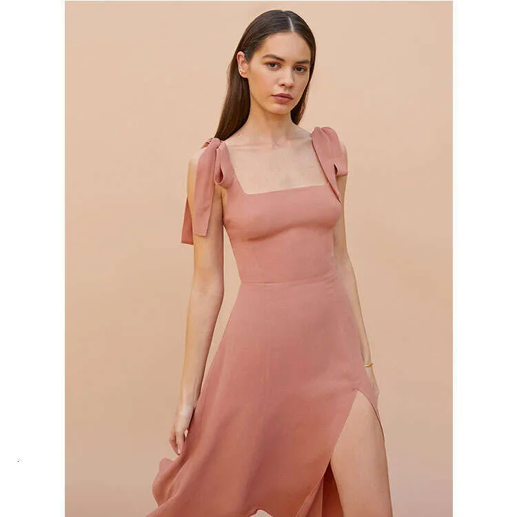 Women's French Style Polka Point Chiffon Dress with Ref Silk, Long Sleeves, and High Waist.