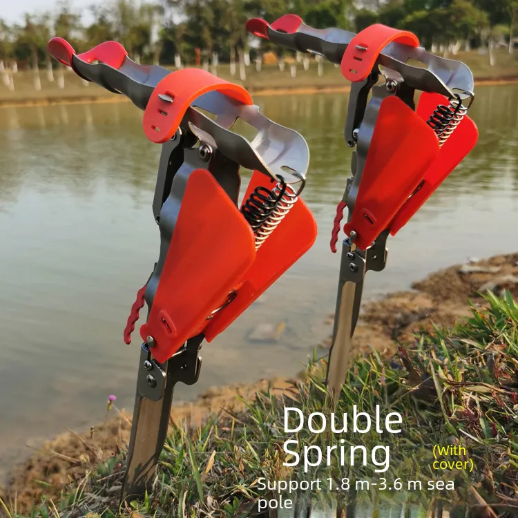 Automatic Fishing Pole Holders Automatic Spring Fishing Rod Holder