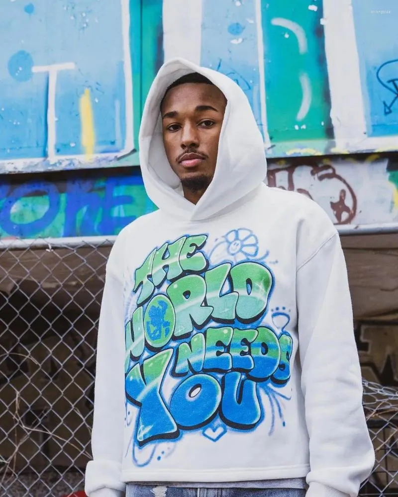 Oversized Graphic Hoodie: Harajuku Spring Streetwear Top for