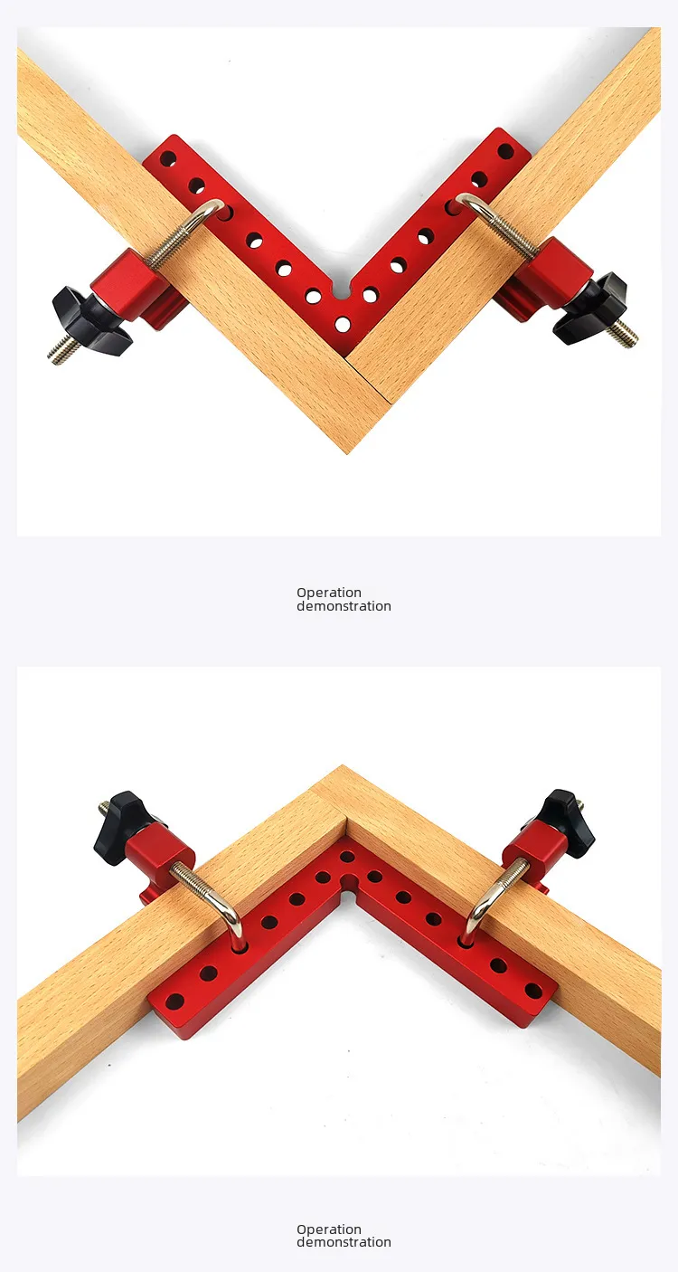 Premium Aluminum Woodworking Square: Accurate Inch Ruler & 90 Degree ...