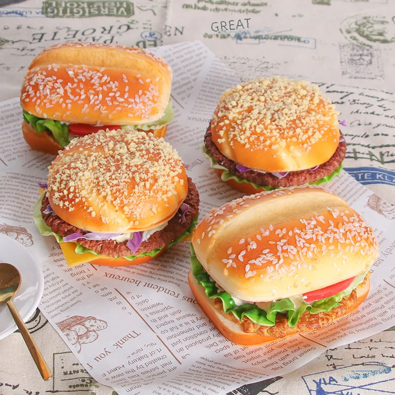 Künstlicher Burger - Realistisches Lebensmittelmodell Für Deko & Fotos