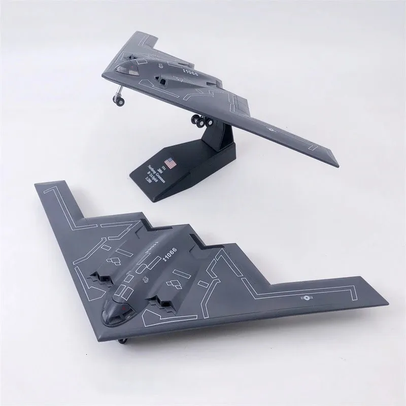 Maquette Airbus A320 Spirit 1/200 – Alliage Moulé Sous Pression – 18 Cm – Support Inclus – Cadeau Pour Passionnés D’aviation