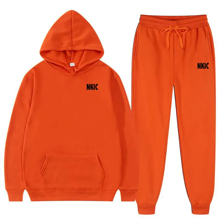 Orange sweatpants and sweatshirts 2025