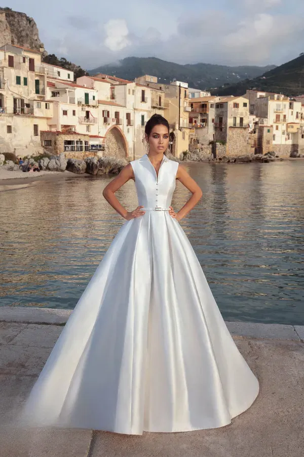 princess polly baby blue dress Winter Wedding Dresses 2026 main image 0