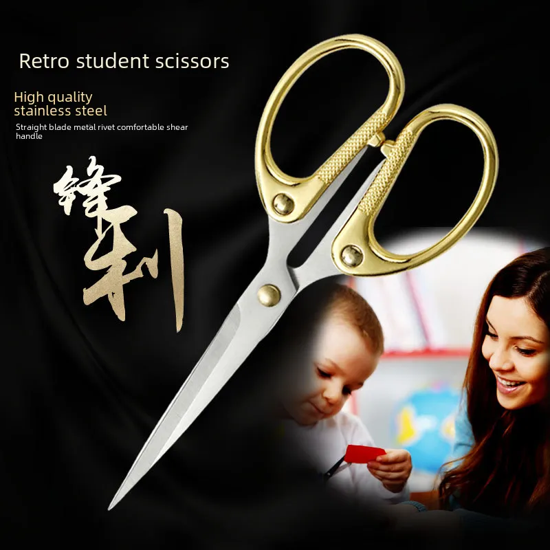 Premium Stainless Steel Office & Student Scissors - Zinc Alloy Handle ...