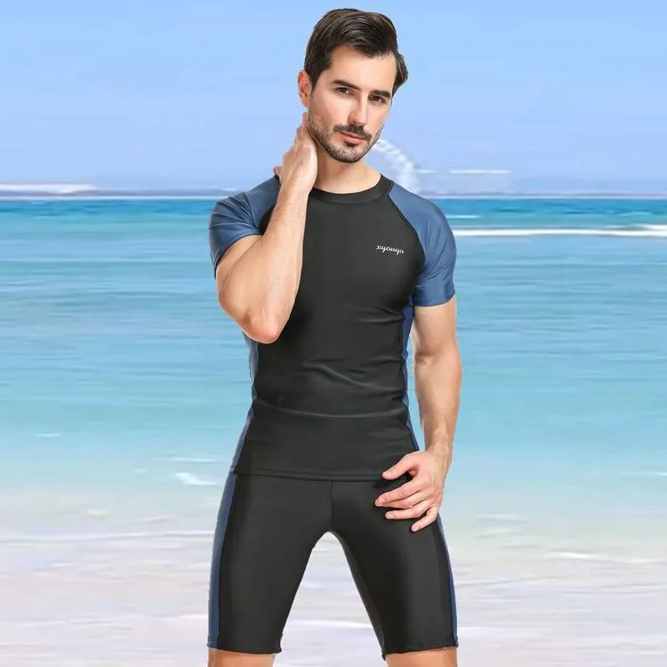 swimming dress for men Men's Modest Swim Shorts Can be worn for competitive swimming Men's Swimwear | Men's Bathing