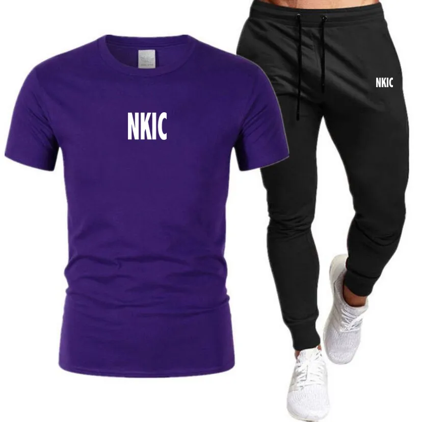 2024 Heren Summer Tracksuit 100 Katoenen Zwart T Shirt Korte Set Sportkleding Van 4 61 DHgate