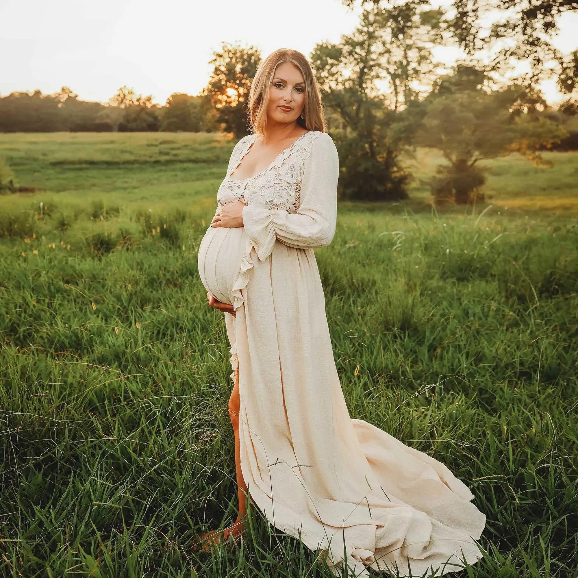 Elegant Maternity & Non-Maternity Gown - Sexy Backless Vintage Dress, Perfect for Photoshoot, Party, Prom. Long Sleeve Retro Women's Clothing from Dhgate Maternity Dresses - price 242.89 Elegant Maternity & Non-Maternity Gown - Sexy Backless Vintage Dress, Perfect for Photoshoot, Party, Prom. Long Sleeve Retro Women's Clothing from Dhgate Maternity Dresses - price 242.89