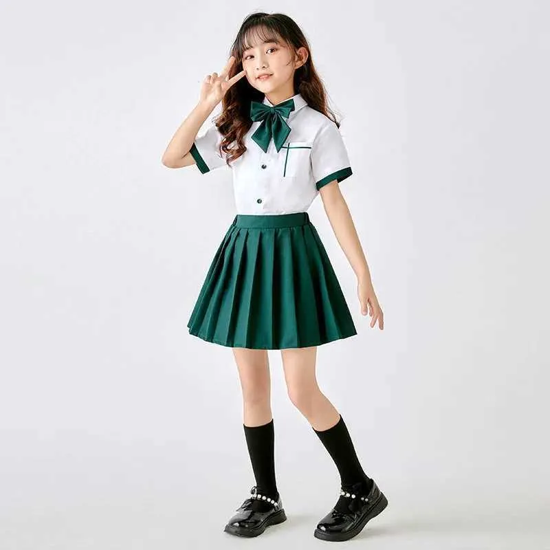 Green Kids' Outfit: Shirt & Pants/Skirt Set - Perfect for School, Photos &  Play! Shop Now! from Dhgate Suits - price 51.76