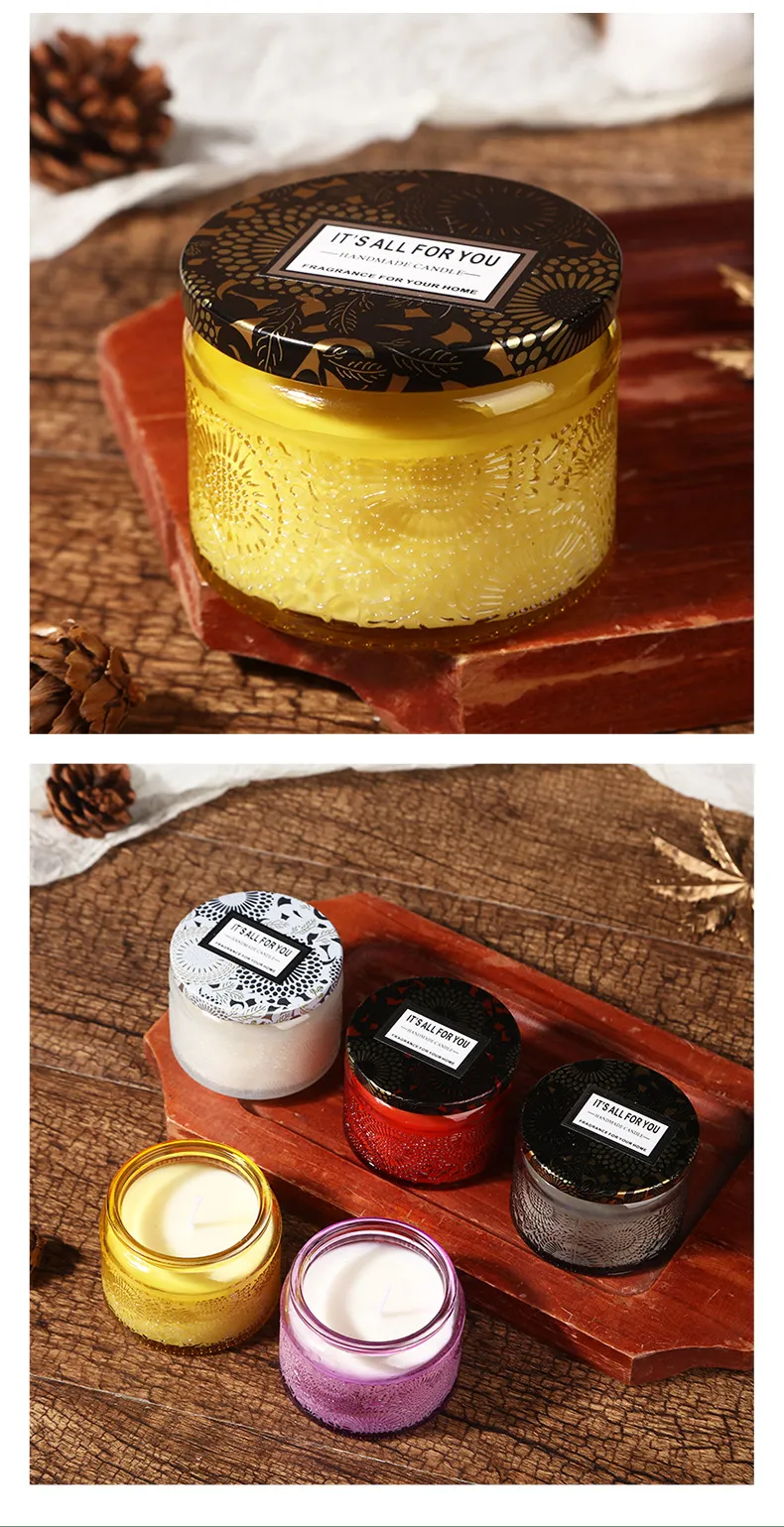 Soy Christmas Candles: Handmade Aromatherapy Candles - Premium Gift for ...