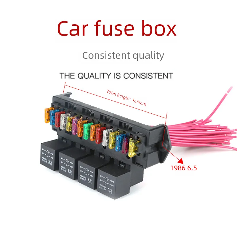 DHgate.com:15-Loop Thick Copper Wire Fuse Holder Relay Box for Safe ...