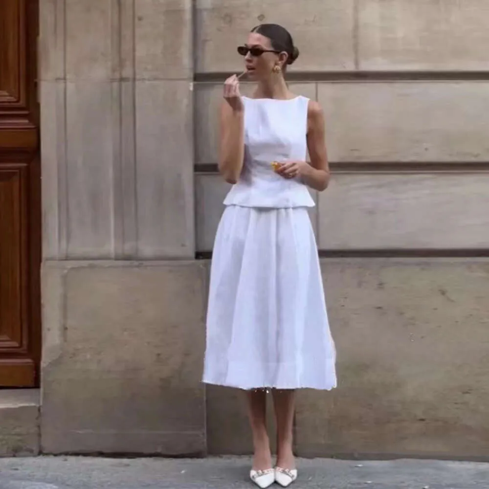 Boho Summer Dress: Linen Sleeveless Two Piece Set Loose Fit, Sexy, BOHO  Style From Clothing959421, $75.83 | DHgate.Com