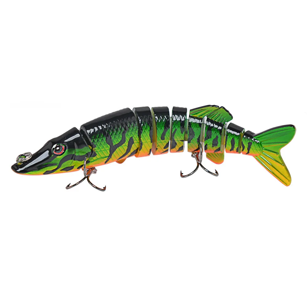 Fishing Fake Bait Multi Section Fish Lure: Eight Section Bionic Hard ...