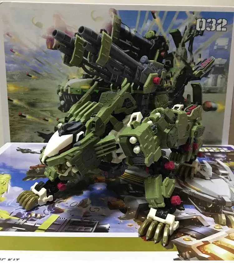Liger Kit Liger ZERO Model Kit - ZOIDS RZ-041 Armor Set 1/72 Scale - Detailed ...