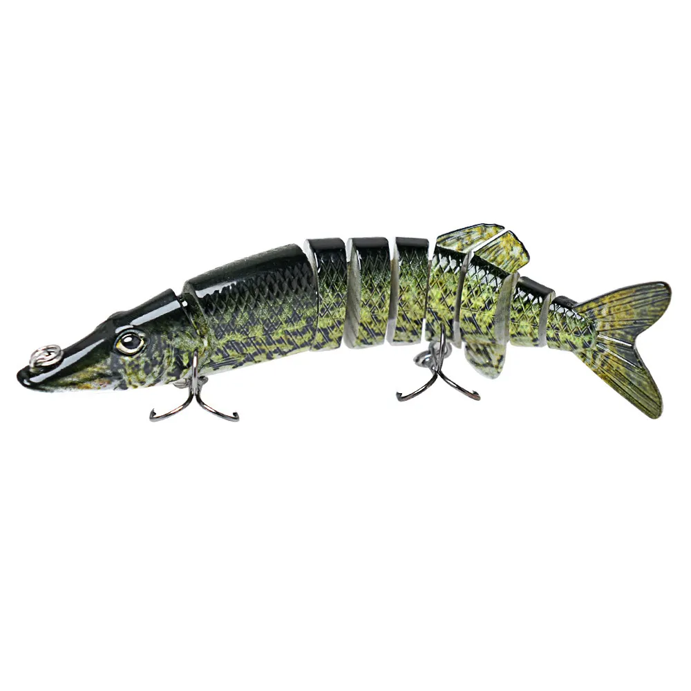 Fishing Fake Bait Multi Section Fish Lure: Eight Section Bionic Hard ...