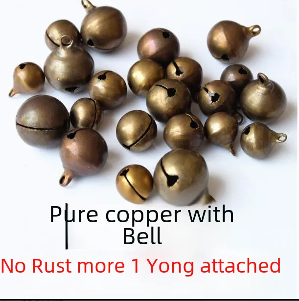 Vintage Copper Bell Charms Small Bell DIY Jewelry Findings for Bracelet Necklace Making